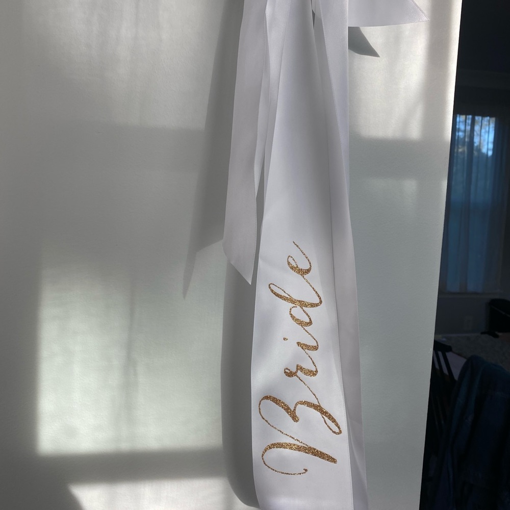Silk Bride Sash